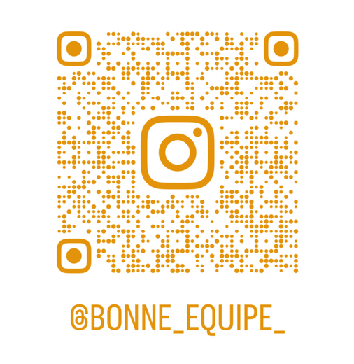 ボネキープの Instagram アカウント @bonne_equipe_ のQRコード